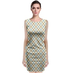 Plaid 2  Classic Sleeveless Midi Dress by dressshop