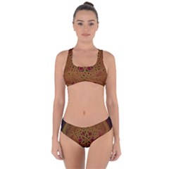 Beautiful Art Pattern Criss Cross Bikini Set by Nexatart