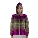 Abstract Desktop Pattern Wallpaper Hooded Windbreaker (Women) View1