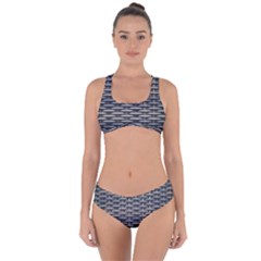 Desktop Pattern Abstract Fabric Criss Cross Bikini Set by Nexatart