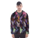 Fall Leaves Abstract Hooded Windbreaker (Men) View1