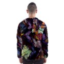 Fall Leaves Abstract Hooded Windbreaker (Men) View2