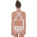 Pattern Fallen Leaves Autumn Criss Cross Bikini Set View2