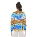 Lake Chalet Mountain Art Hooded Windbreaker (Women) View2