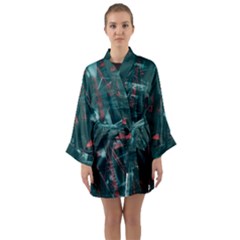 Bridge Long Sleeve Kimono Robe by kunstklamotte023