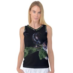 Plums Photo Art Fractalius Fruit Women s Basketball Tank Top by Sapixe