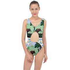 Great Seal Of Indiana Center Cut Out Swimsuit by abbeyz71