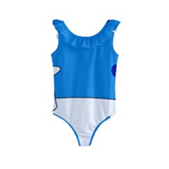 Flag Of The Franco-ténois Kids  Frill Swimsuit by abbeyz71