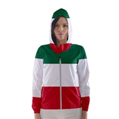 Patriote Flag Hooded Windbreaker (women) by abbeyz71