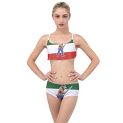 Patriote Flag With Le Vieux De  37 Layered Top Bikini Set by abbeyz71