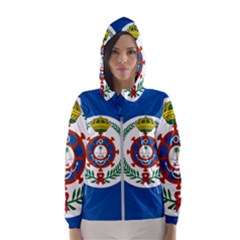 Naval Jack Of Saudi Arabia Hooded Windbreaker (women) by abbeyz71