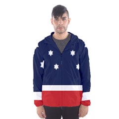 Flag Of Western Canada Hooded Windbreaker (men) by abbeyz71