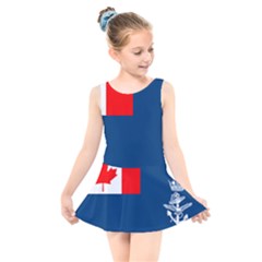 Canadian Naval Auxiliary Jack Kids  Skater Dress Swimsuit by abbeyz71