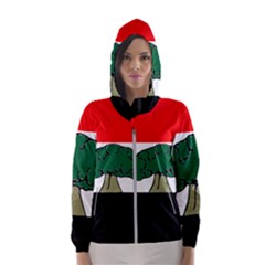 Flag Of Oromia Region Hooded Windbreaker (women) by abbeyz71