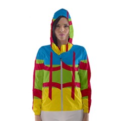 Berber Ethnic Flag Hooded Windbreaker (women) by abbeyz71