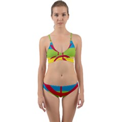 Berber Ethnic Flag Wrap Around Bikini Set by abbeyz71