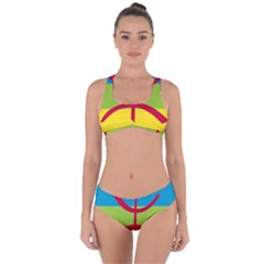 Berber Ethnic Flag Criss Cross Bikini Set by abbeyz71