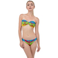 Berber Ethnic Flag Classic Bandeau Bikini Set by abbeyz71