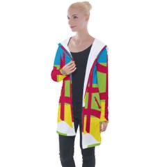 Kabylie Flag Map Longline Hooded Cardigan by abbeyz71