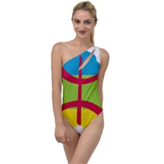 Kabylie Flag Map To One Side Swimsuit by abbeyz71