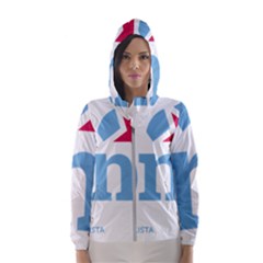 Galician Nationalist Bloc Logo Hooded Windbreaker (women) by abbeyz71