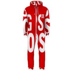 Socialists  Party Of Galicia Logo Hooded Jumpsuit (men)  by abbeyz71