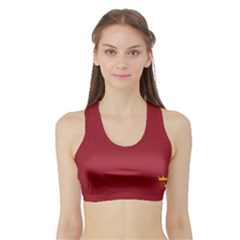 Flag Of Murcia Sports Bra With Border by abbeyz71