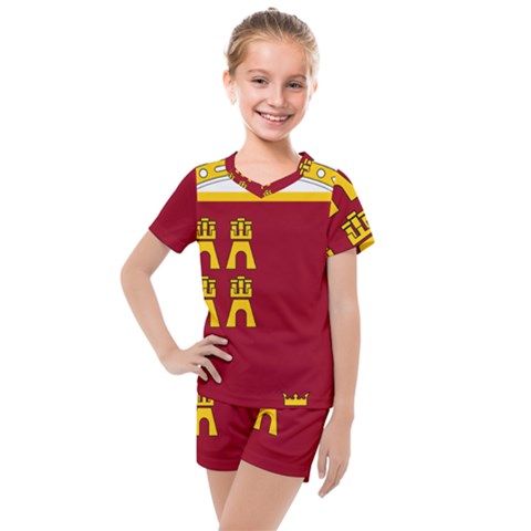 Coat Of Arms Of Murcia Kids  Mesh Tee And Shorts Set by abbeyz71