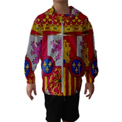 Coat Of Arms Of Spain Hooded Windbreaker (kids) by abbeyz71