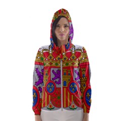 Coat Of Arms Of Spain Hooded Windbreaker (women) by abbeyz71