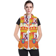 Coat Of Arms Of Spain Women s Puffer Vest by abbeyz71