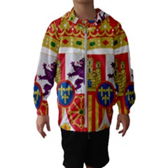 Coat Of Arms Of Spain Hooded Windbreaker (kids) by abbeyz71