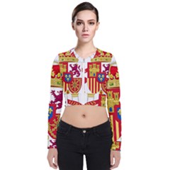 Coat Of Arms Of Spain Zip Up Bomber Jacket by abbeyz71