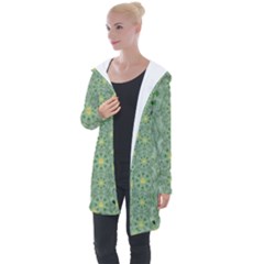 Summer Fantasy Apple Bloom In Seasonal Nature Longline Hooded Cardigan by pepitasart