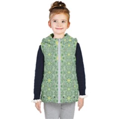 Summer Fantasy Apple Bloom In Seasonal Nature Kid s Hooded Puffer Vest by pepitasart