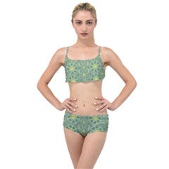 Summer Fantasy Apple Bloom In Seasonal Nature Layered Top Bikini Set by pepitasart