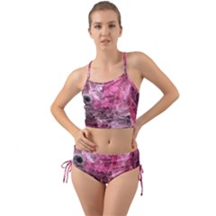 Pink Crystal Fractal Mini Tank Bikini Set by bloomingvinedesign