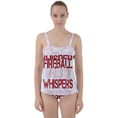 Fireball Whiskey Shirt Solid Letters 2016 Twist Front Tankini Set by crcustomgifts