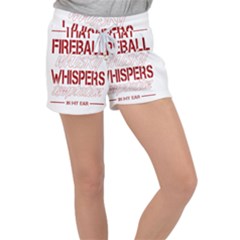 Fireball Whiskey Shirt Solid Letters 2016 Women s Velour Lounge Shorts by crcustomgifts