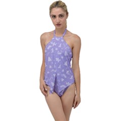 Christmas Pattern Go With The Flow One Piece Swimsuit by Valentinaart