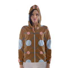 Planets Planet Around Rounds Hooded Windbreaker (women) by Sapixe