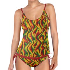 Reggae Smoky Waves   Tankini Set by Seashineswimwear