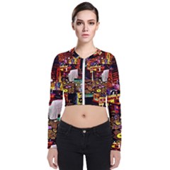 Painted House Zip Up Bomber Jacket by MRTACPANS