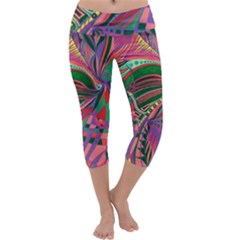 Delight 5 (3) Capri Yoga Leggings by nicholakarma