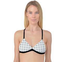 Logo Kekistan Pattern Elegant With Lines On White Background Reversible Tri Bikini Top by snek