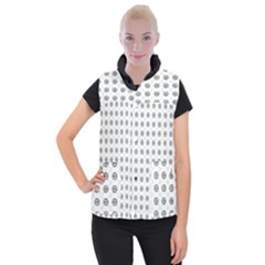 Logo Kekistan Pattern Elegant With Lines On White Background Women s Button Up Vest by snek