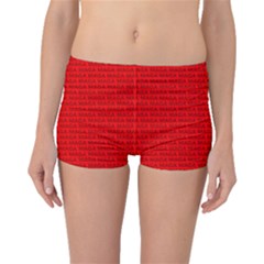 Maga Make America Great Again Usa Pattern Red Boyleg Bikini Bottoms by snek