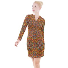 New Stuff 2-2 Button Long Sleeve Dress by ArtworkByPatrick