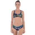 Wonderful Fmermaid With Turtle In The Deep Ocean Criss Cross Bikini Set View1