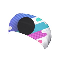 Cool Geometric Combination Of Decorative Circular Vector Background Yoga Headband by AnjaniArt